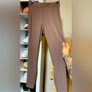 Alo yoga Brown Ribbed Leggings